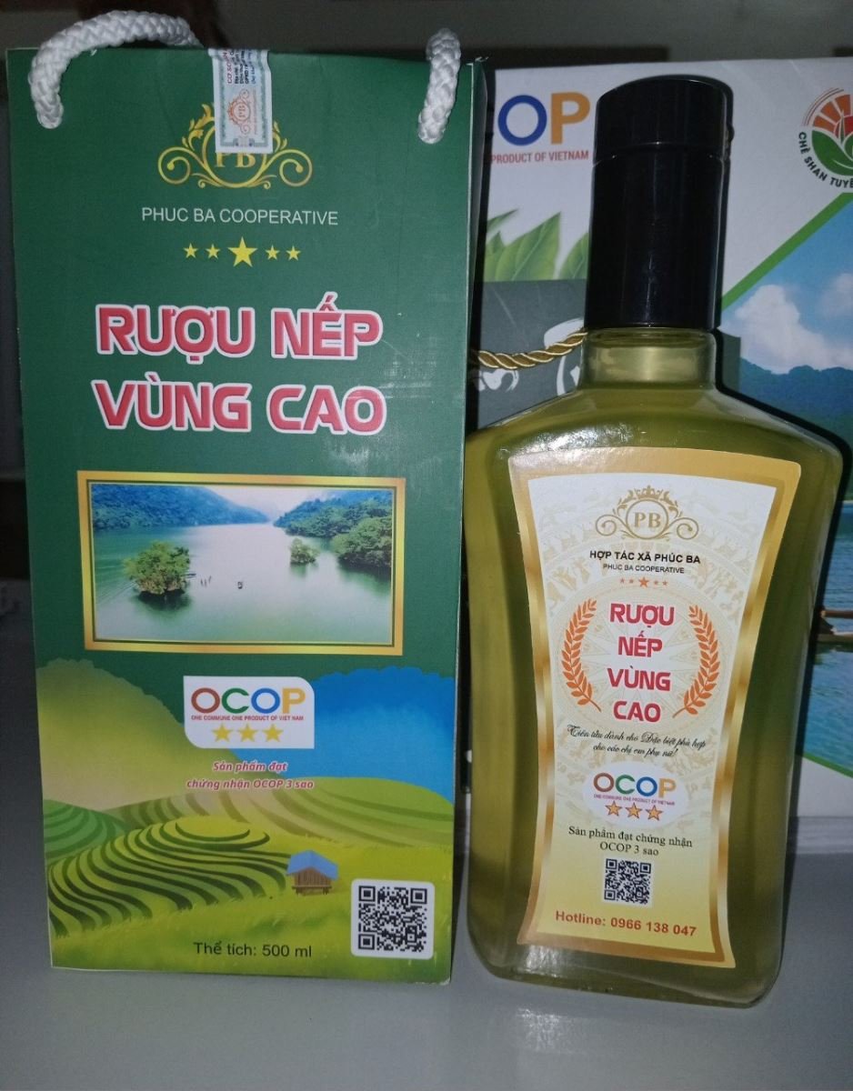 Sản phẩm Rượu nếp vùng cao